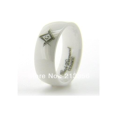 FREE SHIPPING!USA WHOLESALES CHEAP PRICE BRAZIL RUSSIA CANADA UK HOT SELLING 8MM DOME WHITE CERAMIC MASON TUNGSTEN WEDDING RING