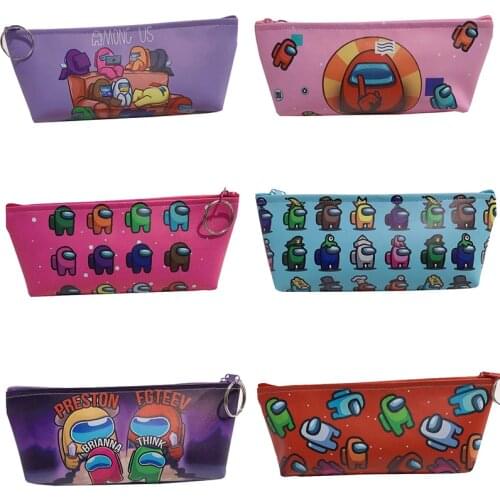 2021 Game Large Cute Pencil Case Pouch Pen Box Zipper Bags stationery Storage Supplies for Student gift