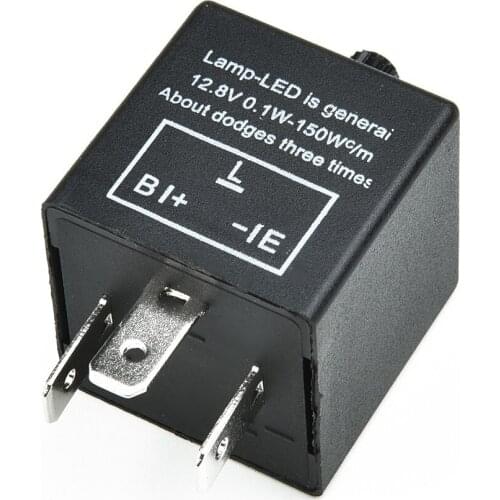 Black Relay Cf13 Flasher Nice Durable For LED turn signal light Lampe Led Turn Signal Light