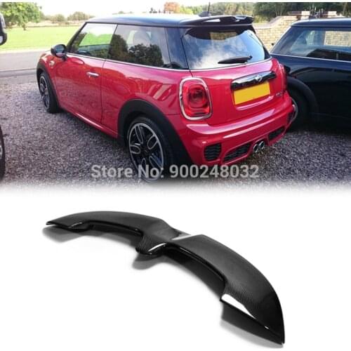 For Mini F55 F56 Cooper 2008-2015 Carbon Spoiler Wing Trunk Lip Boot Cover Car Styling