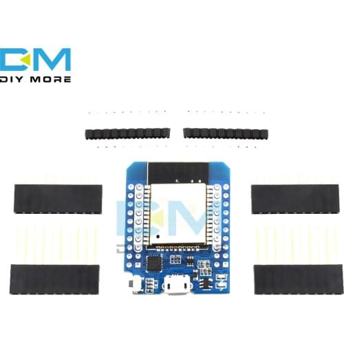 For Wemos Mini D1 ESP8266 ESP32 ESP-32S WIFI Bluetooth CP2104 Development Board Module For Arduino With Pins Micro USB