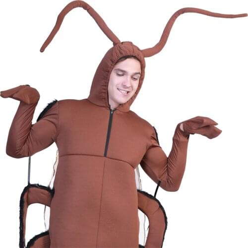 New Cosplay Costumes Cockroach Clothing Mischief Party Costumes Fancy Mascot Anime Halloween Costume for Adult Kids Cartoon