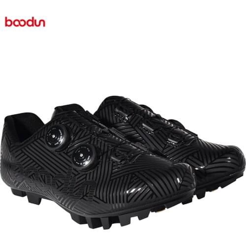 Boodun Men Sneakers MTB Bike Self-Locking Shoes Breathable Anti-skid Shoes Outdoor Sports Road Mountain Bicycle Cycling Shoes