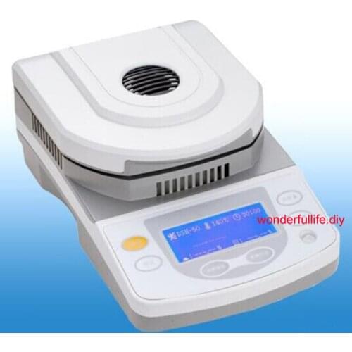 Lab Halogen Heating Moisture analyzer 50G Capacity 10mg Readability