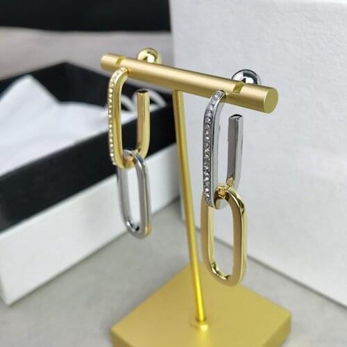 Fashion Jewelry Luxury Geisha Dream Party Crystal Double circle Big Earrings Top Quality Fashion Party Women Jewelry