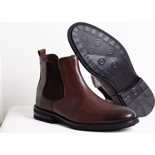 IBAY GUSTAVO mens Brown Genuine Leather casual boots