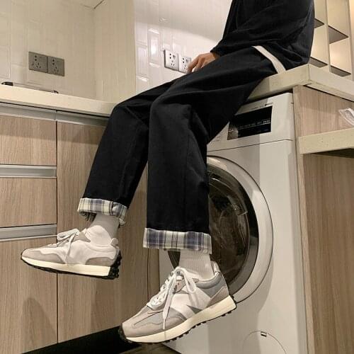 Мужские брюки в клетку Myfjxjy China At AliExpress