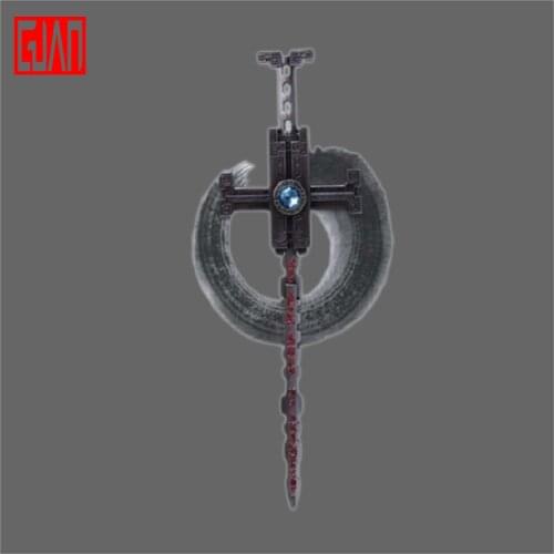 Alloy Sword Weapon Model Game Propsgenuine Weapon Jing Tianming Non-attack Weapon Shark Tooth Momei Knife Buckle Alloy Wholesale