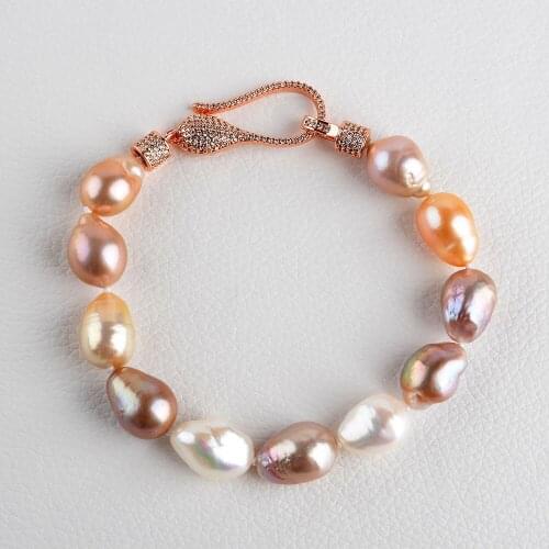 8" Multi Color Keshi Pearl Bracelet