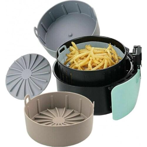 Silicone Home Kitchen Oven Cakes Biscuits Baking Tool Bakeware Fryer Pot Basket Pot Basket