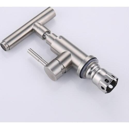 Basin Faucets Bathroom Faucet 360 Degree Rotation Basin Mixer Water Tap 304 stainless steel Bathroom Sink Faucet