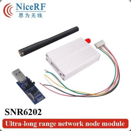 2pcs/pack 2W 433MHz RS485 Interface 5km Ultra-long Rrange Wireless RF Module SNR6202