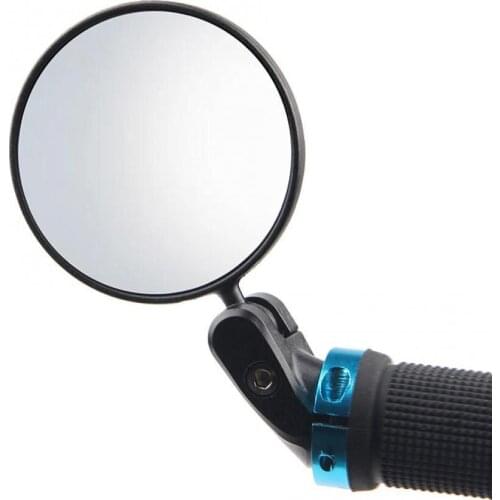 Bicycle rearview mirror convex black 360 rotating handlebar mirror, suitable bicycle bicycle handlebar bicycle rearview mirror