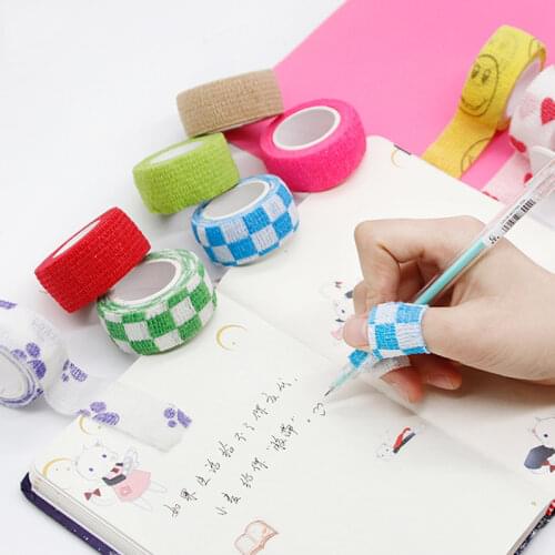 1 pcs Printed Medical Self Adhesive Elastic Bandage 4.5m Colorful Sports Wrap Tape for Finger Joint Knee First Aid Kit Pet Tape