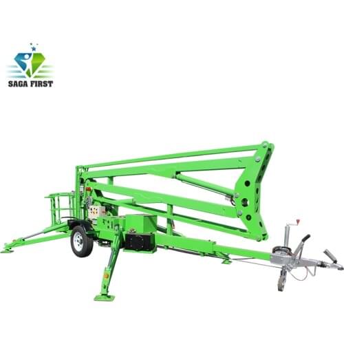 10.5m articulated boom lift with aerial work basket lift platform for sale
