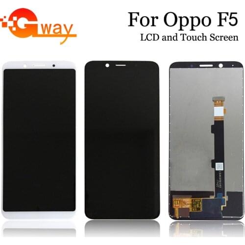 6.0" For Oppo F5 LCD Display Touch Screen Digitizer Assembly A73 A73t For OPPO F5 LCD With Frame CPH1723 CPH1725 Replacement