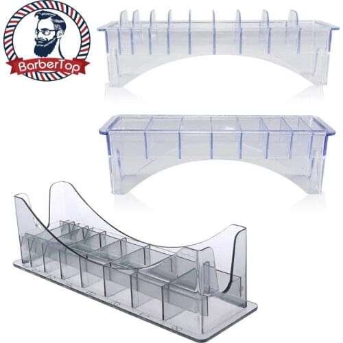 8/10 Grid Base Storage Box for 8P/10P Universal Hair Clipper Limit Comb Guide Comb for Barber Hair Styling Tool Kit Accessories
