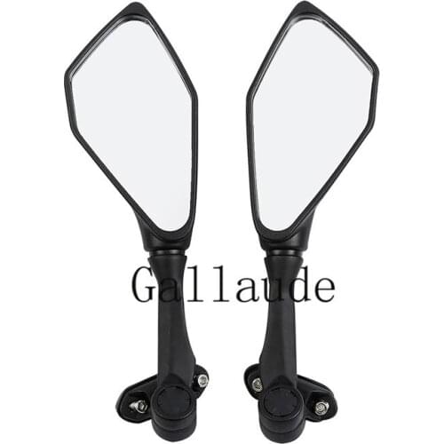 Rearview Mirror Motorcycle Refitting Accessories Universal for Kawasaki Ninja 250 300 400 EX250 EX300 ZX-6R 636 13-17