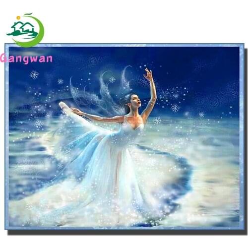 Diy Diamond Painting Ballet girl,diamond mosaic abstract ELF Diamond Cross Stitch full Diamond Painting Crafts Embroidery Decor