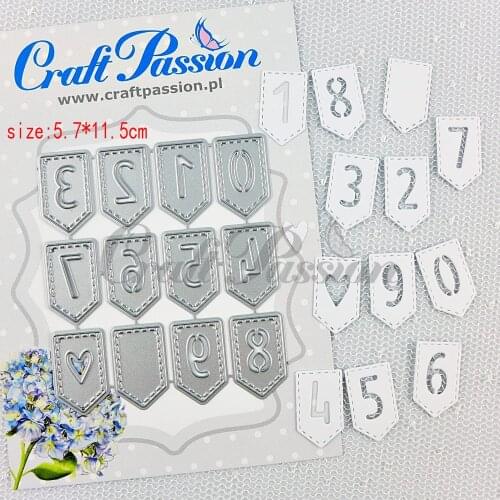 Sirius Digital label Metal Cutting Dies and Stencil Template for DIY Scrapbooking Photo Album Embossing Decorative Cards