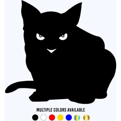 CK20153# Funny Vinyl Decal Cat Car Sticker Waterproof Auto Decors on Truck Bumper Rear Window