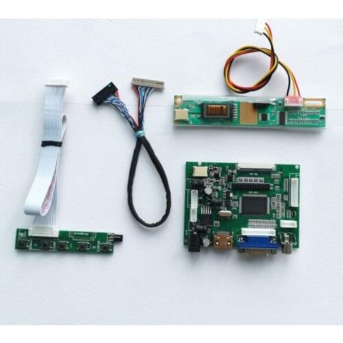 For B141XN01/B141XG03 laptops screen 14.1" LVDS 20Pin 1024*768 VGA 2AV 1CCFL inverter LCD screen controller drive board set