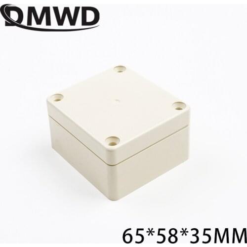 DMWD plastic waterproof box plastic enclosure seal box 65x58x35