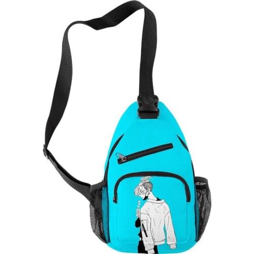 Hot Anime Tokyo Revengers Waterproof Oxford Chest Bag Crossbody Bag Teenager Boys Girls Cartoon Cosplay Shoulderbag Waist Bag