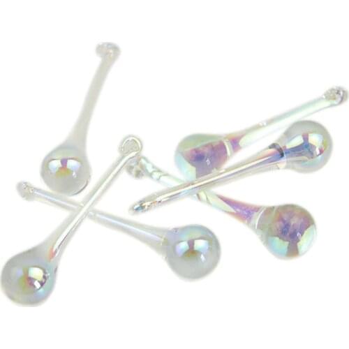 Crystal Chandelier Raindrop Pendants AB Color Lamp Parts For Home/Wedding Decor