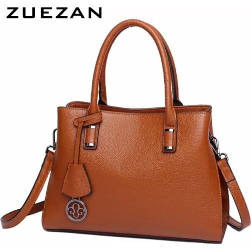 Fashion Top Handles Tote,Women Genuine Leather Shoulder Bag, Female Casual 100% Natural Cowhide Cross-body Bags D008
