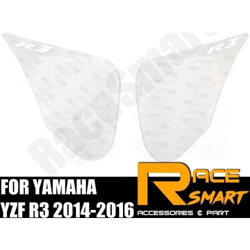 Motorcycle Gas Tank Pads For YAMAHA YZF R3 2014 2015 2016 Knee Grip Protector Protective Fuel Sticker Side Pad YZFR3 YZF R-3