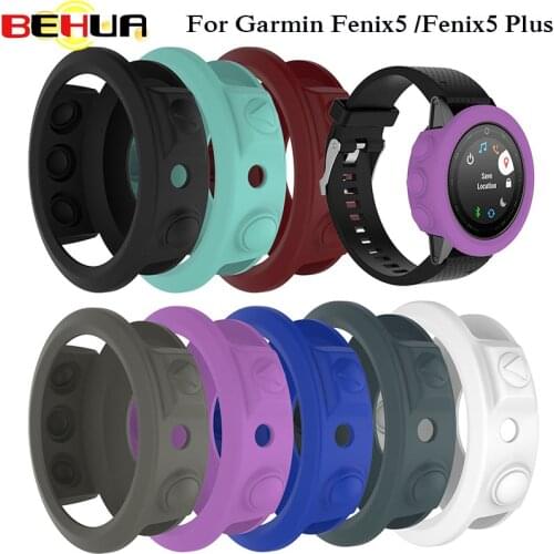 New Watch Case For Garmin Fenix 5 Plus GPS Smartwatch Replacement Silicone Slim Cases Cover For Garmin Fenix 5 Watch Accessories
