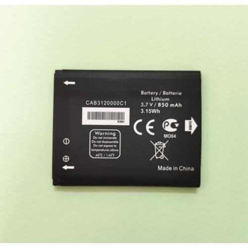 New CAB3120000C1 CAB23A0000C1 850mAh 3.7V Li-ion battery for Alcatel One Touch 768 OT710 OT888A OT880A BeeLine Dual