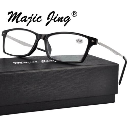 Magic Jing TR anti blue ultralight reading eyewear eyeglasses with ADD :+100~+400 6803