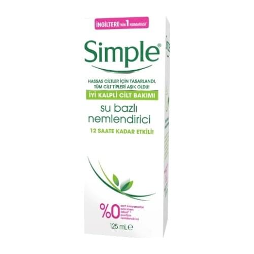 Simple Water Based Moisturizer 125 ml women Care Beauty Opportunity Product