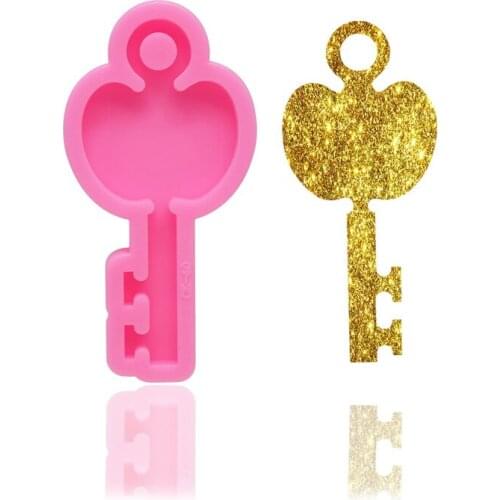 Retro Key Shape Silicone Mold DIY Fondant Chocolate Cake Decoration Baking Mold Epoxy Resin Mold Crafts Production