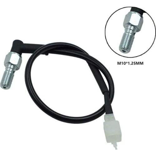 Universal Motorcycle Hydraulic Brake Pressure Rear Light Switch M10X1.25 Hollow Bolt Motocicleta Accessory
