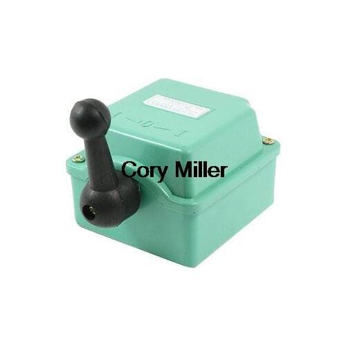 Green Plastic Housing Change Over Switch Cam Starter QS-15 AC380V 15A