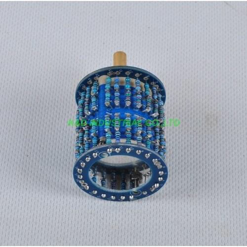 1pc 24 Step Attenuator Ladder type Volume Control Pot Log 25KA Stereo for guitar