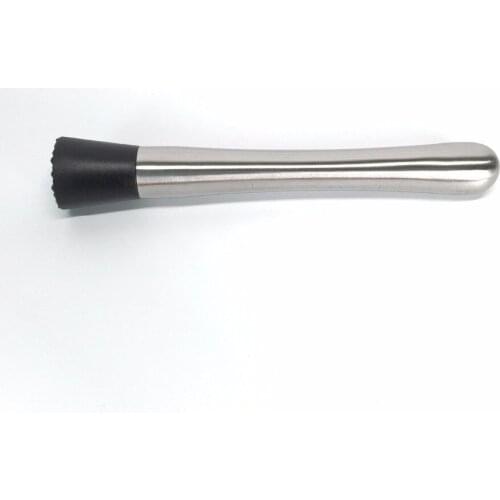 1PC Stainless Steel Ice Cocktail Swizzle Stick Fruit Muddle Pestle Popsicle Stick Crushed Ice Hammer Bar Tools Wine Tool OK 0423