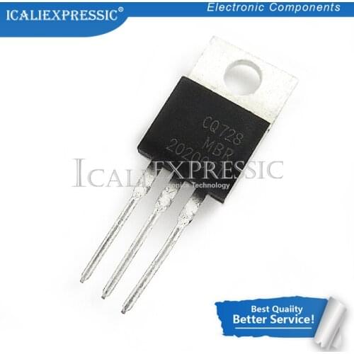 10PCS MBR20200CT TO220 MBR20200 TO-220 20200CT In Stock