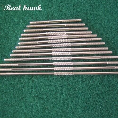 10pcs meta Push Rods M2.5 L40/45/50/55/60/65/70/75/80/90/100/110/120mm Connecting Rods Thread Length 10mm for RC model Parts