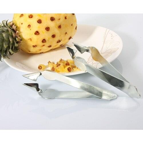 2pcs/lot Fruit Pineapple Peeler Corer Slicers Clip Cutter Easy Pineapple Knife Fruit Salad Tools Kitchen Accessories KX 141
