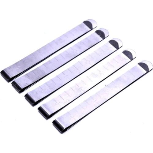 5pcs Metal Sewing Crimping Clip Stainless Steel Hemming Clips Ruler