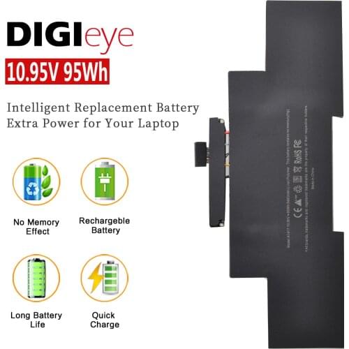 95Wh 10.95V A1417 Battery for MacBook Pro 15 inch Retina A1398 (Mid 2012 Early 2013), fits MC975LL/A MC976LL/A ME664LL/A ME665LL
