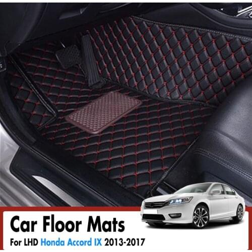 Car Floor Mats Auto Interior Accessories Automobiles Floorliners Protect Carpets 2013 2014 2015 2016 2017 For Honda Accord IX