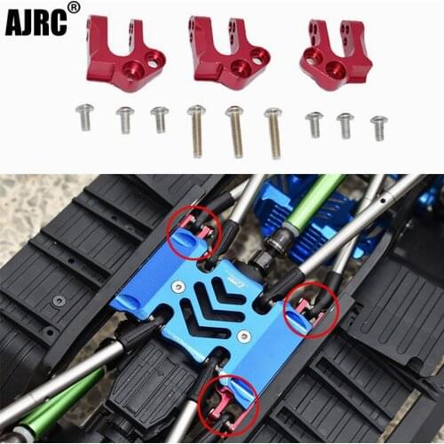 Axial AXI03007 SCX10 III Jeep Wrangler Gladiator AXI0306 T1/T2 aluminum alloy mid-wave box chassis fixing bracket AXI231009