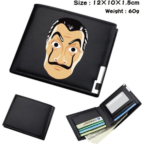 Money Heist Wallet La Casa De Papel House of Paper Canvas Zipped Coin Purse Money Bag Wallet Small Purse Wallets