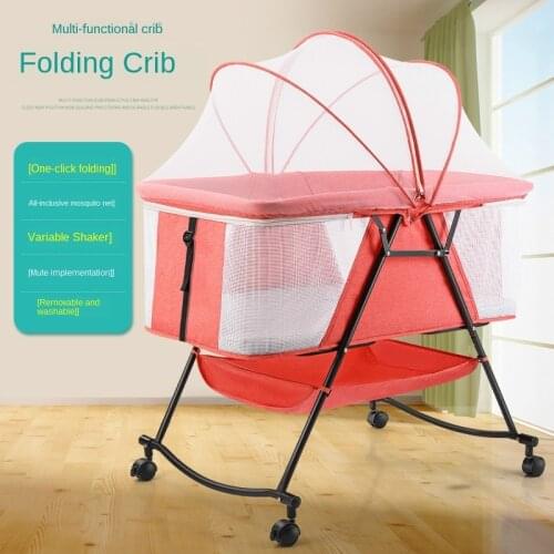 Baby Electric Rocking Chair Infant Swing New Born Swing Bassinets Rocking Chair Baby Bed Dondolo Neonato Baby Cradle AC50YL