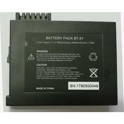 DHL Free Shipping Original CETC 41 BT-81 11.1V 6800mAh battery pack for AV6481 Weding Machine Battery power bank